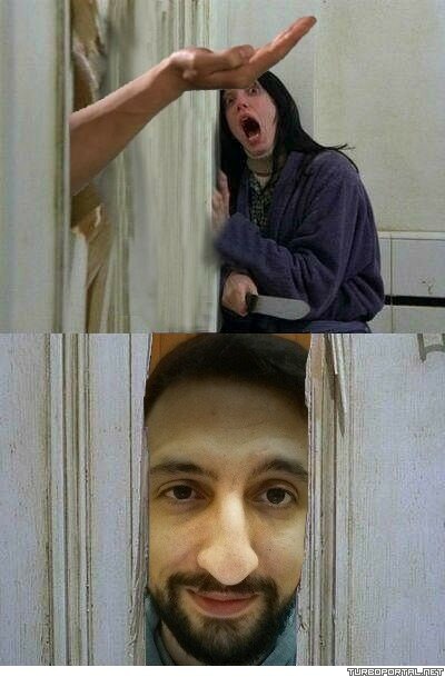 Абу ломится в дверь