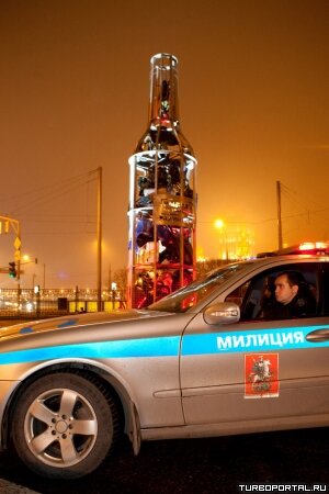 Памятник пьянству за рулем