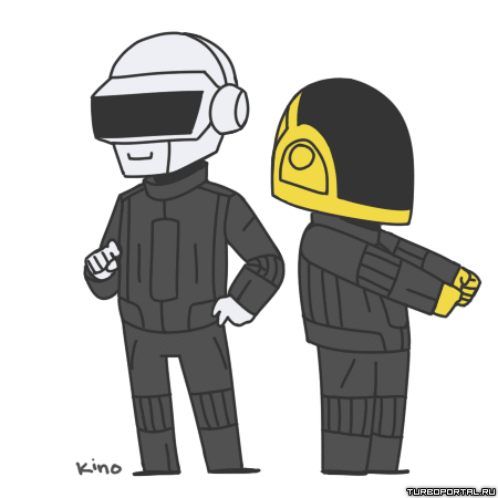 Daft Punk танец (гифка)