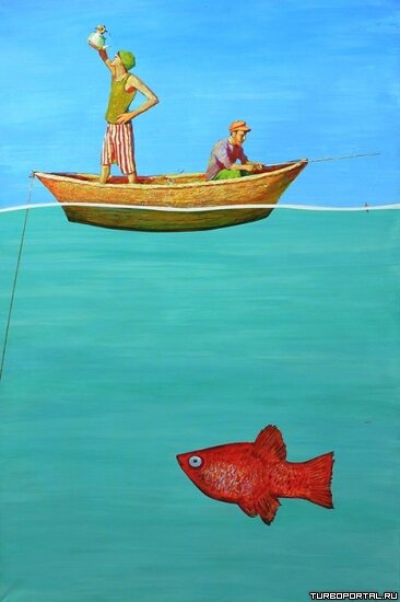 Красная рыба - Захар и Вася