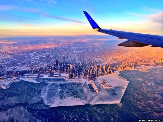 Фотографии замерзшего Чикаго