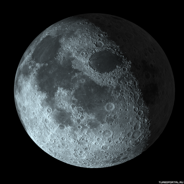 Качественная фотография луны - Текстура