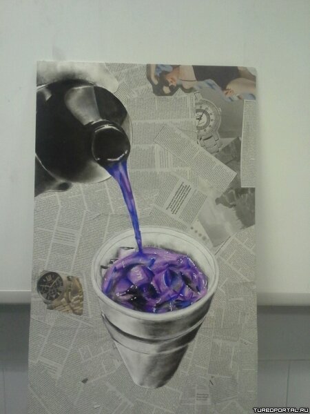 Cup of Lean - Purple drank - рисунок