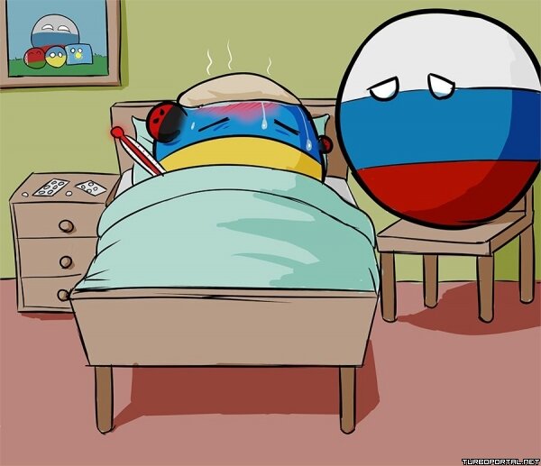 Украина заболела (рисунок)