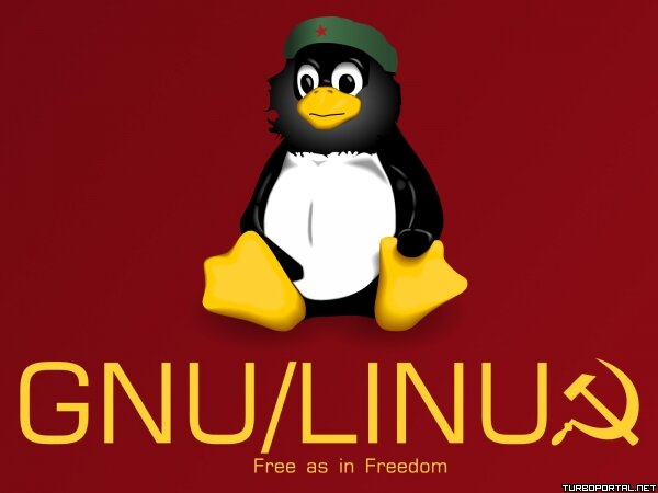 GNU/Linux - linux che guevara (обои)